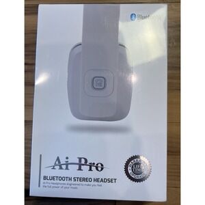 Ai Pro Bluetooth Stereo Headset AIPRO-200 Plus Foldable Wireless Headphones New